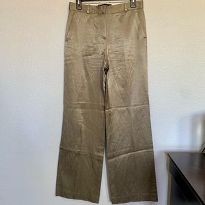 Zara Basic Metallic Slack Pants
